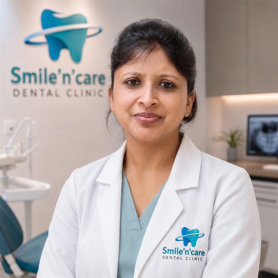Dr. Sarika Jain, founder of Smile'n'Care Dental Clinic